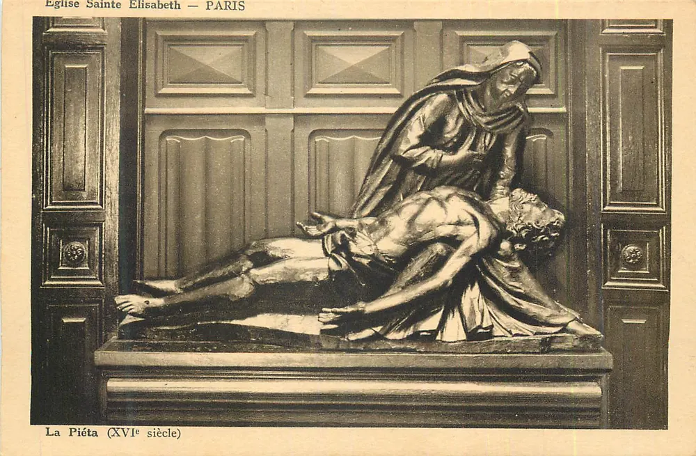 Die Pietà — Kirche Saint-Élisabeth — Paris - Vorderseite