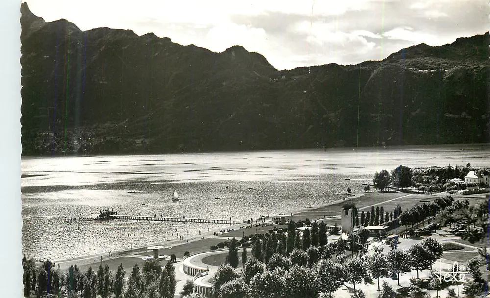 Lago de Sainte-Croix — vista panorámica — N° 103, ed. Niel - Anverso