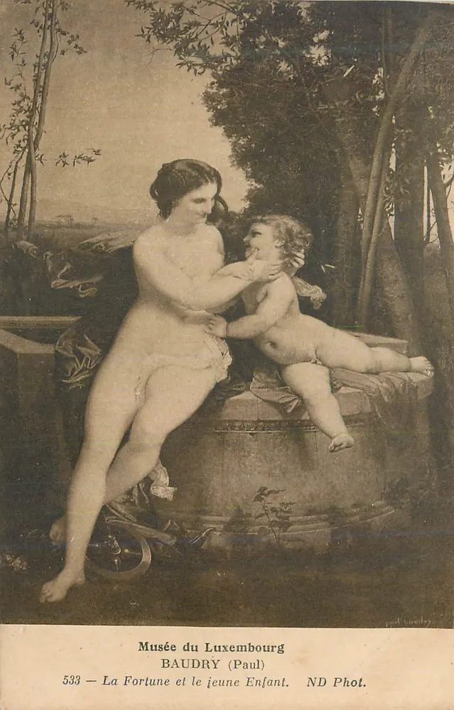 Musée du Luxembourg — Die Glückseligkeit und das junge Kind — Baudry (Paul) — ND Phot. - Vorderseite