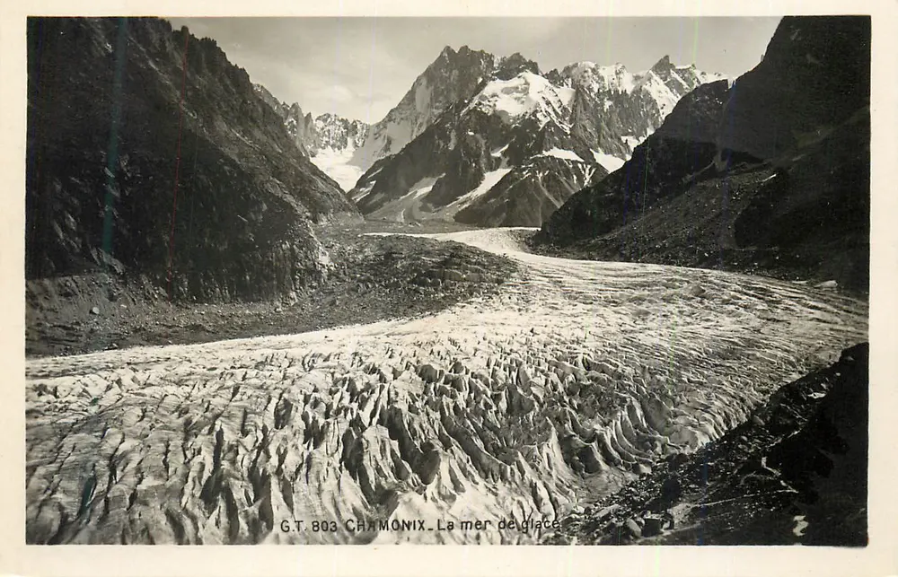 Chamonix — A Mar de Gelo — G.T. 803 - Frente