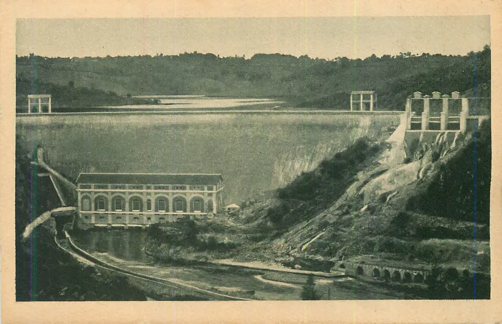Barrage de la Durance — vue panoramique — éditeur non identifié - Recto