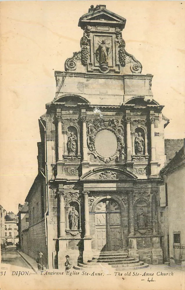 Dijon — A Antiga Igreja de Santa Ana — Editor DEFENSE & N° 31 - Frente
