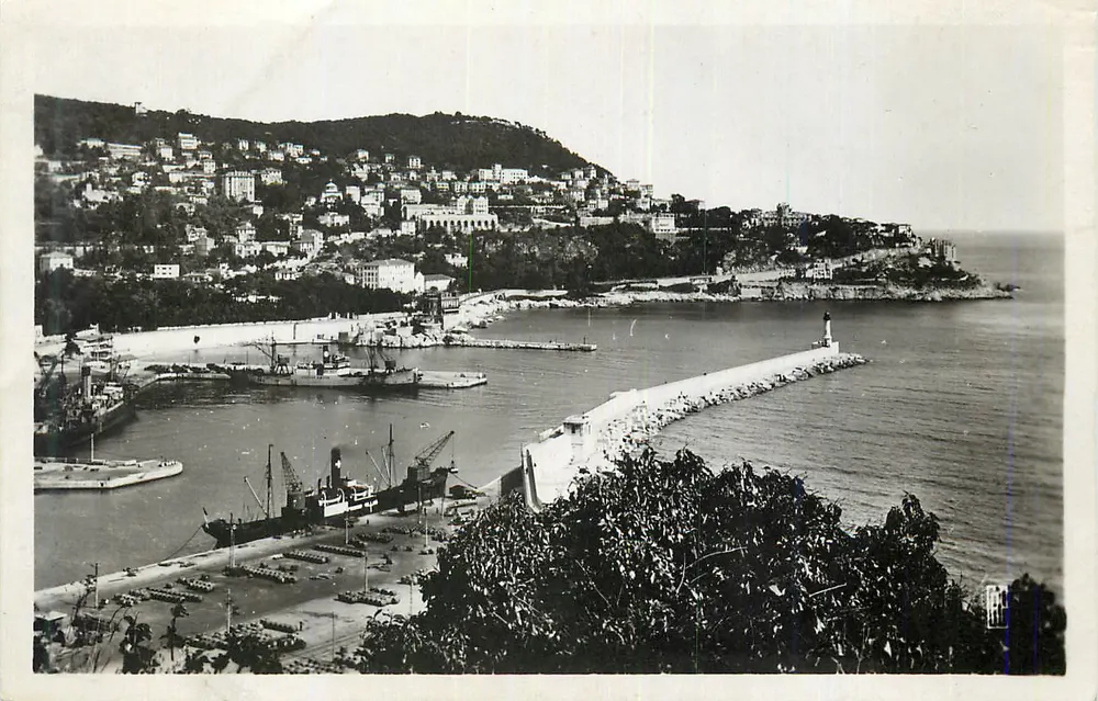Porto de Toulon — vista do porto e do farol — editor não identificado - Frente