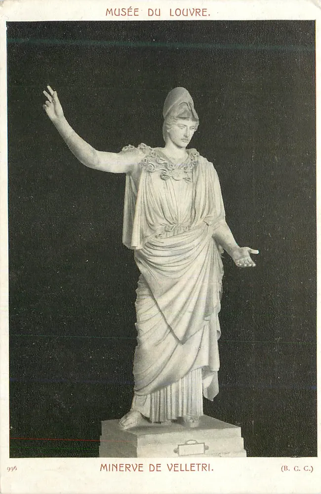Minerva de Velletri — Museu do Louvre — B.C.C. n° 996 - Frente