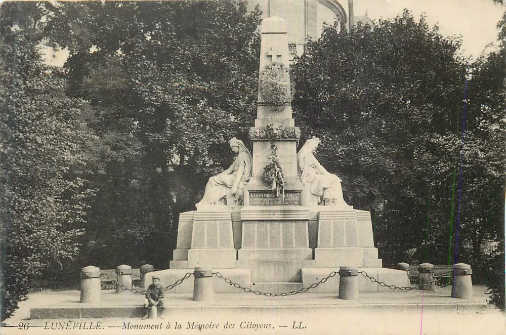 Lunéville — Monument à la Mémoire des Citoyens — LL. — n°26 - Recto