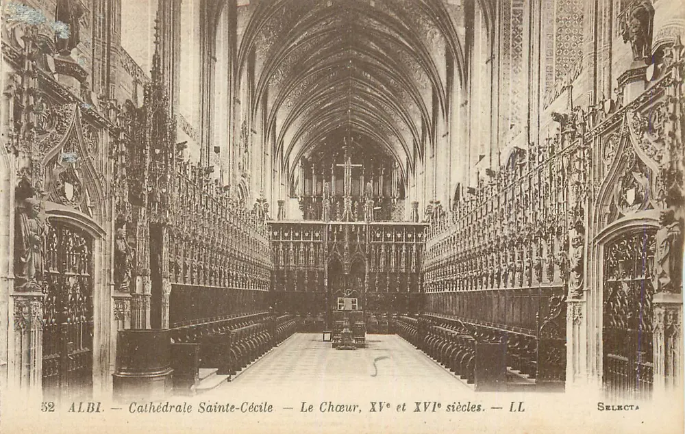 Albi — Kathedrale Sainte-Cécile — Der Chor, 15. und 16. Jahrhundert — LL - Vorderseite