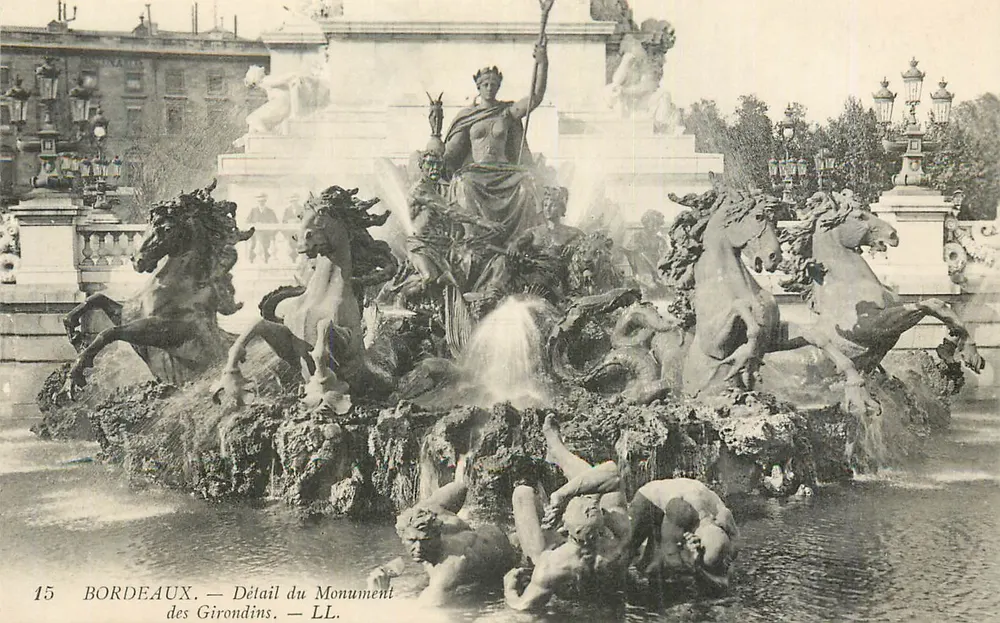 Bordeaux — Detail des Girondins-Monuments — LL. n°15 - Vorderseite