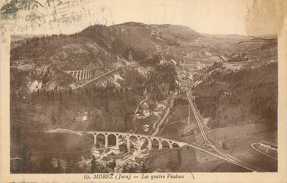 MOREZ (Jura) — Die vier Viadukte - Vorderseite