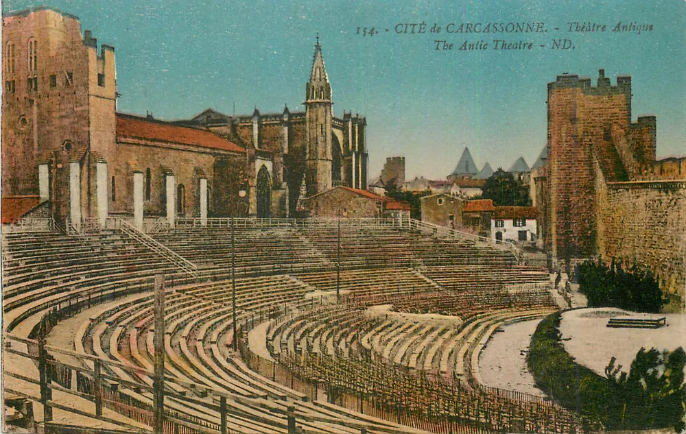 Cidade de Carcassonne — Teatro Antigo — ND - Frente