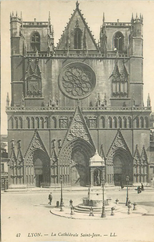 LYON — A Catedral de São João — LL. — N° 47 - Frente