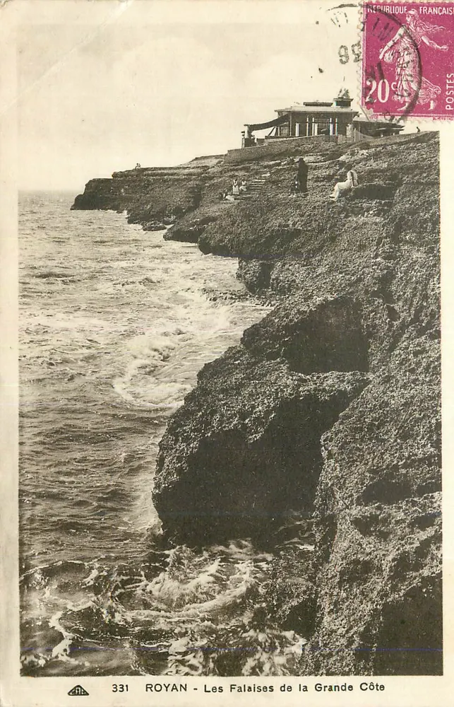 Royan — Les Falaises de la Grande Côte — éditeur « Côte » n°331 - Vorderseite