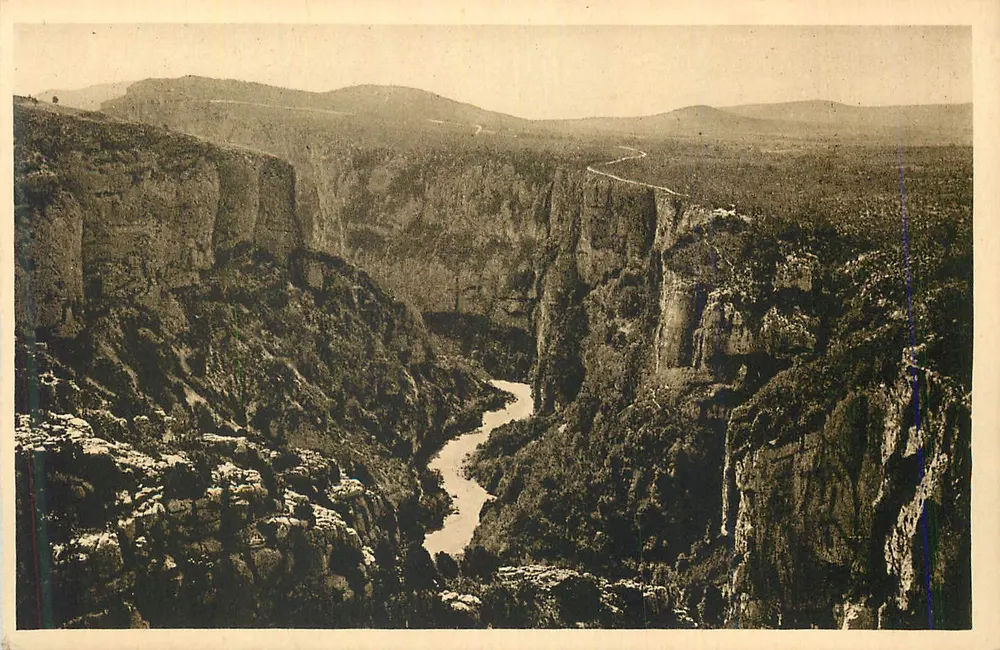 Tarn-Gorges — Panoramablick — unbekannter Verlag - Vorderseite