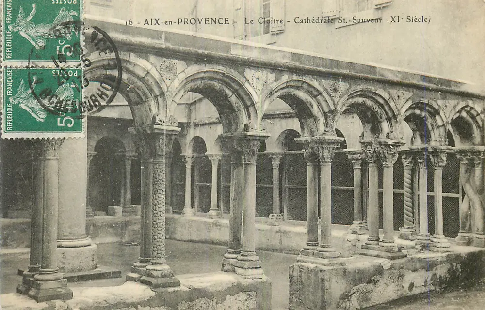 Aix-en-Provence — Der Cloister — Kathedrale St-Sauveur (11. Jahrhundert) - Vorderseite