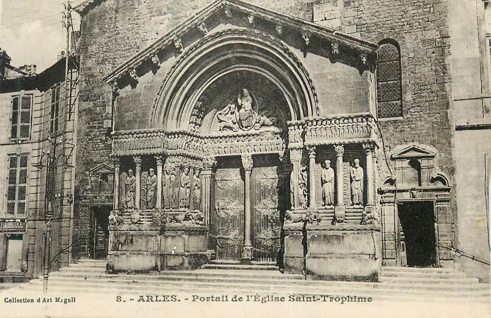Arles — Portal der Kirche Saint-Trophime — Collection d'Art Mgali, n°8 - Vorderseite
