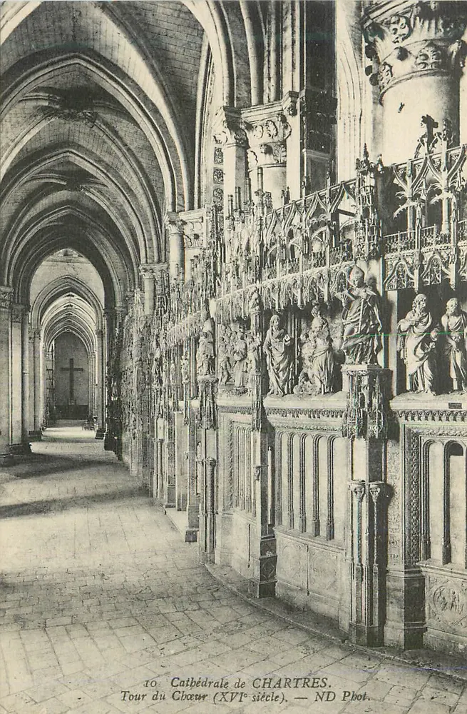 Chartreser Kathedrale — Turm des Chors (16. Jahrhundert) — ND Phot. - Vorderseite