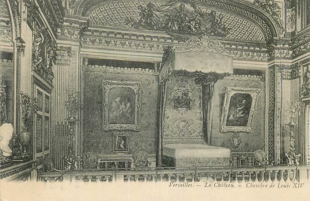 Versailles — Das Schloss — Zimmer von Ludwig XIV - Vorderseite