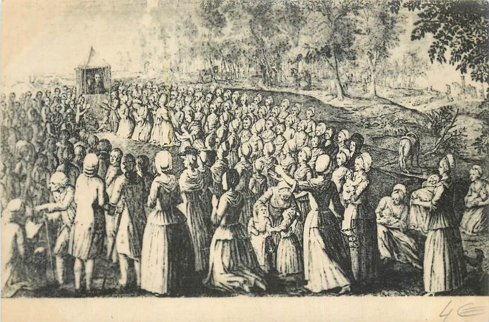 Marcha das mulheres da Comuna de Paris — 1793 — Editor não identificado, número de série não visível - Frente