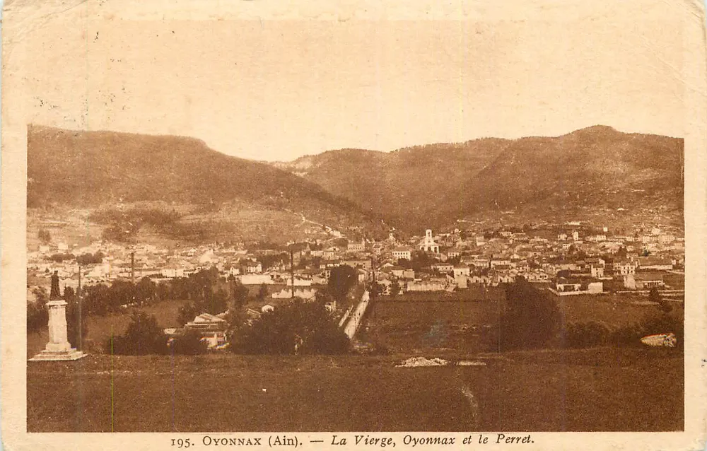 Oyonnax (Ain) — Die Jungfrau, Oyonnax und Le Perret - Vorderseite