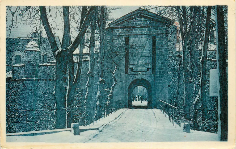 Stadttor — Winterlandschaft — Verlag nicht sichtbar - Vorderseite