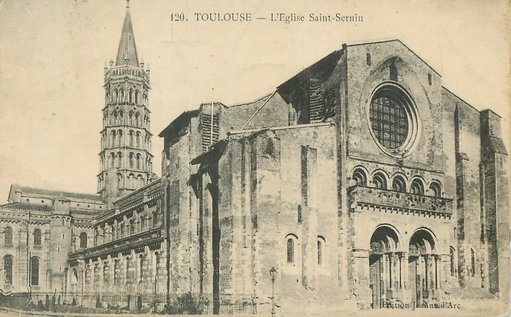 Toulouse — Église Saint-Sernin — Édition Jeanne d'Arc, Nr. 120 - Vorderseite