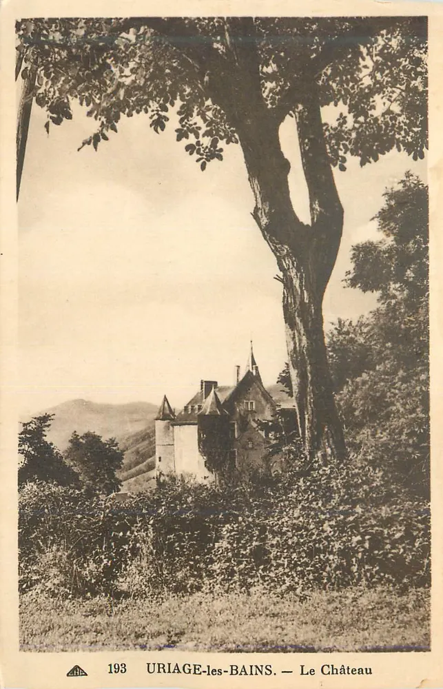 Uriage-les-Bains — Het Kasteel — uitgever A. H. n° 193 - Voorkant
