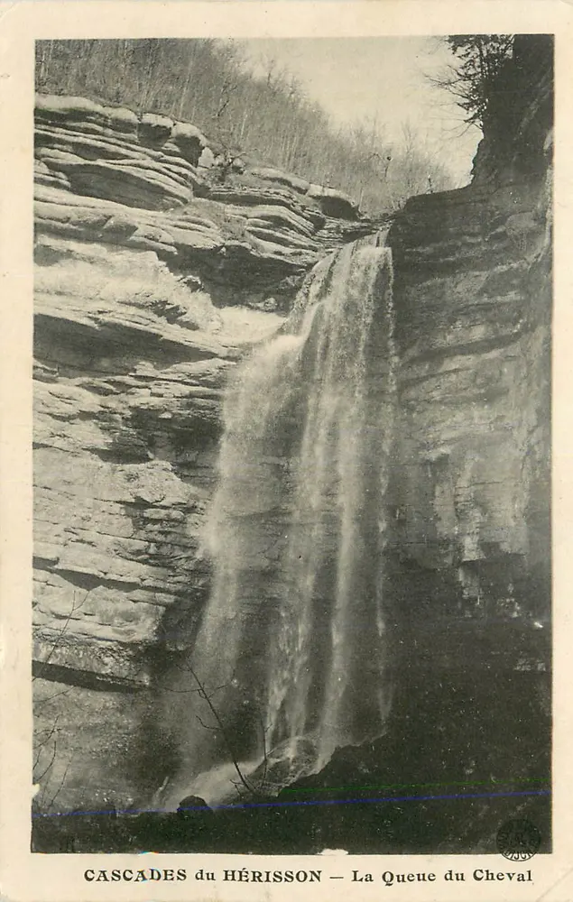 Cascades do Hérisson — A Queue do Cheval — Editor: C. Lefebvre, n° 7035 - Frente