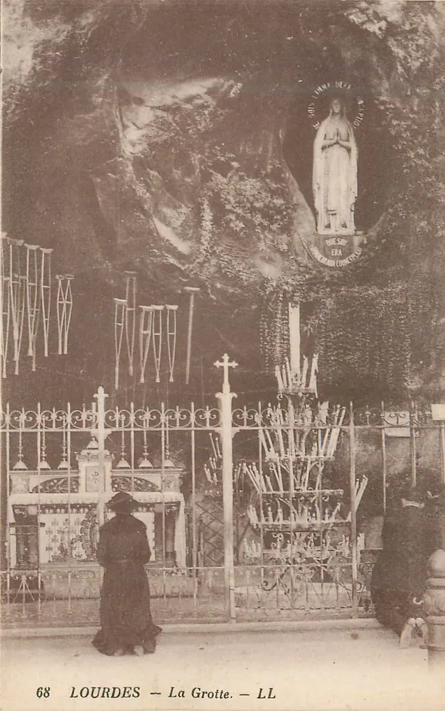 Lourdes — A Grotta — LL - Frente