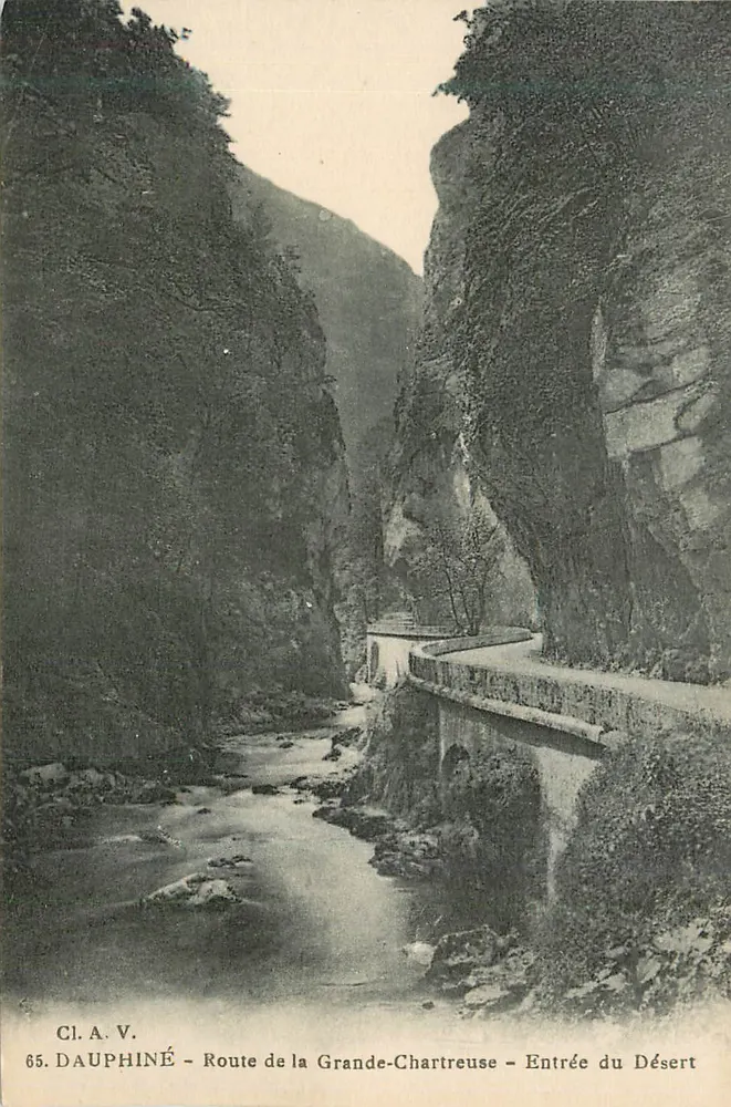 Dauphiné - Route de la Grande-Chartreuse - Entrée du Désert - Vorderseite