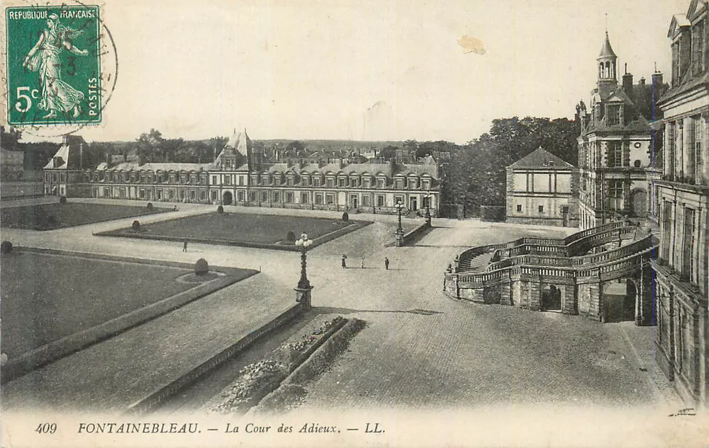 Fontainebleau — La Cour des Adieux — LL. — n° 409 - Vorderseite