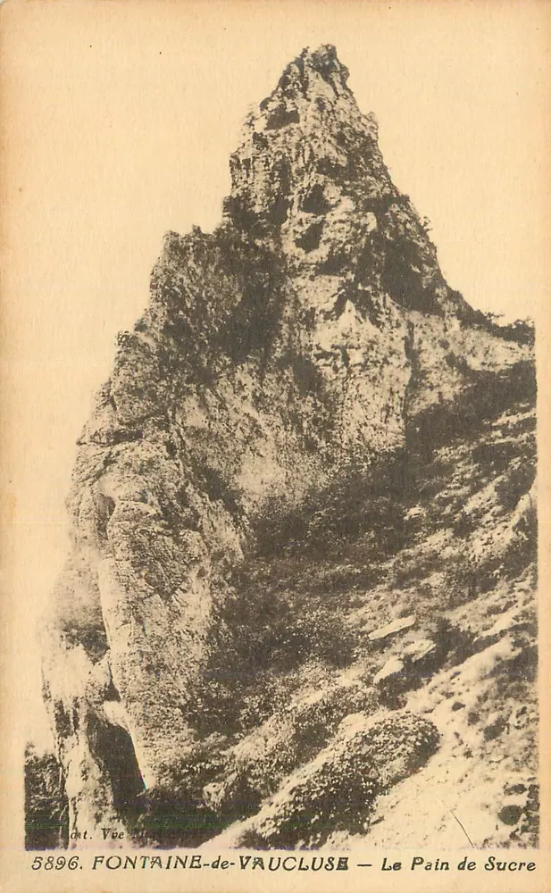Fontaine-de-Vaucluse — Der Zuckerhut — Ansicht - Vorderseite