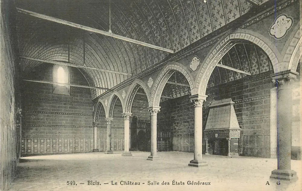 Blois — Das Schloss — Saal der Generalversammlung — n° 549 - Vorderseite