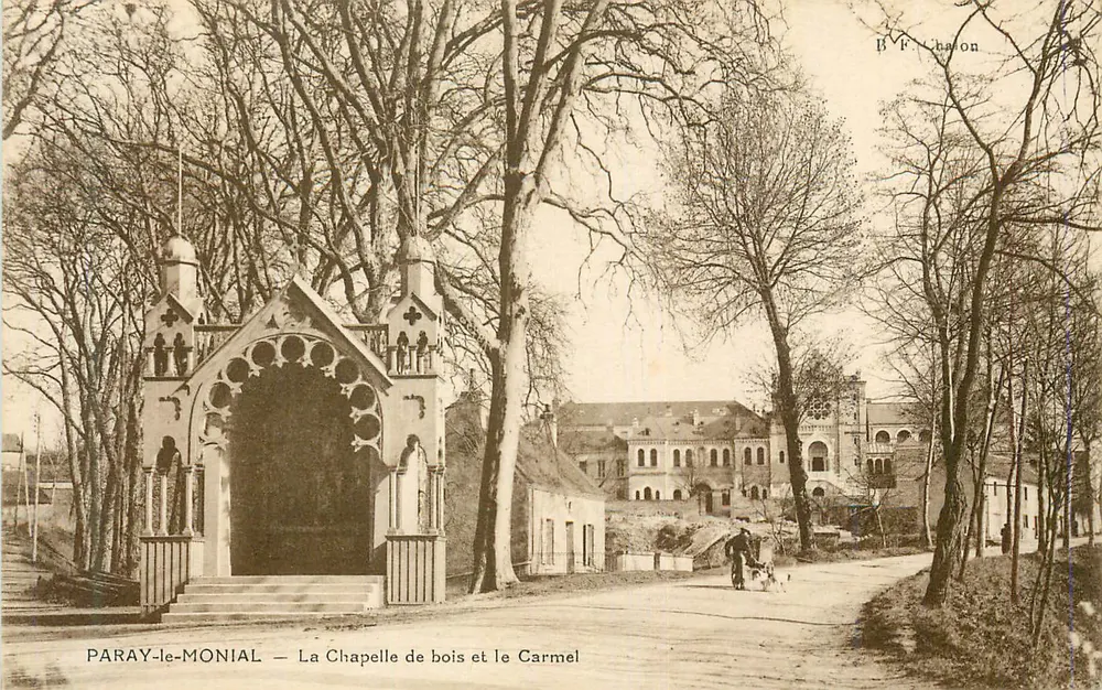 PARAY-le-MONIAL — Die Holchkapelle und das Carmel — B. F. Chaton - Vorderseite