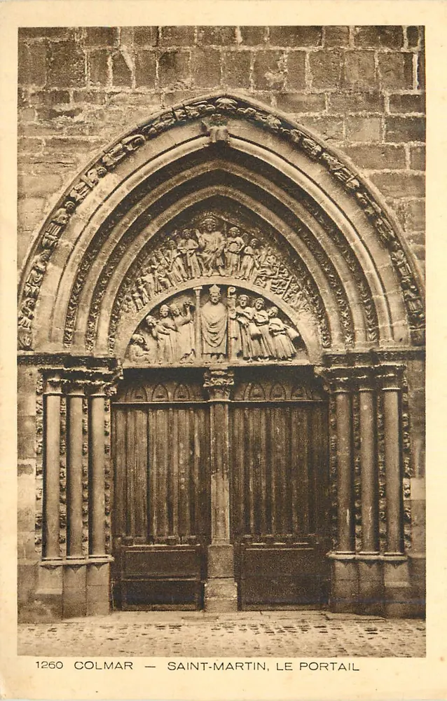 Colmar — São Martinho, o Portal — editor desconhecido, n° 1260 - Frente