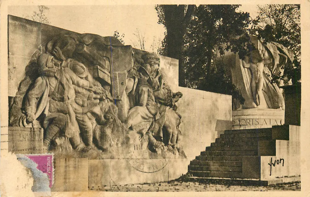 Monument aux Morts d'Attac — Skulptur und Relief — Verlag Yvon - Vorderseite