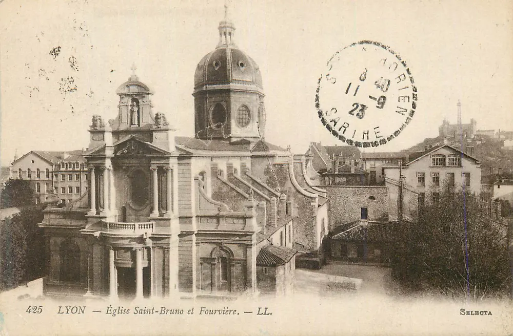 LYON — Igreja de Saint-Bruno e Fourvière — LL. - Frente