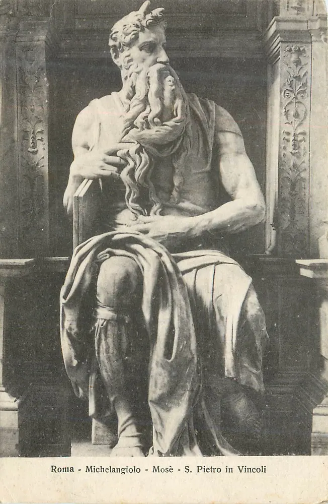 Mosè - Michelangelo - S. Pietro in Vincoli, Rom - Vorderseite