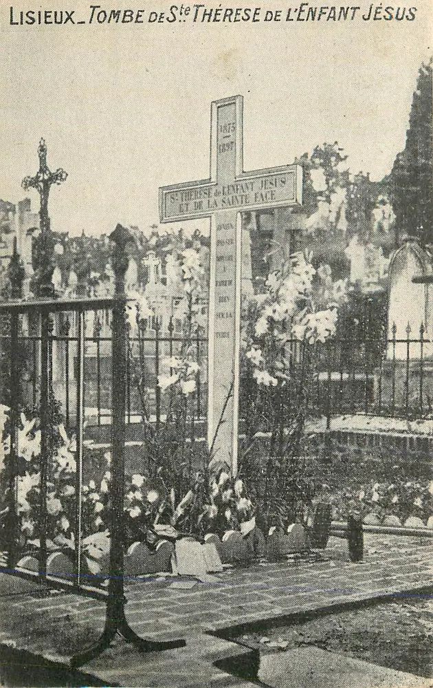 Lisieux — Tumba de Santa Teresinha do Menino Jesus — editor desconhecido - Frente