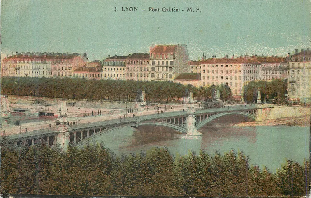 LYON — Ponte Galliéni — M. F. - Frente