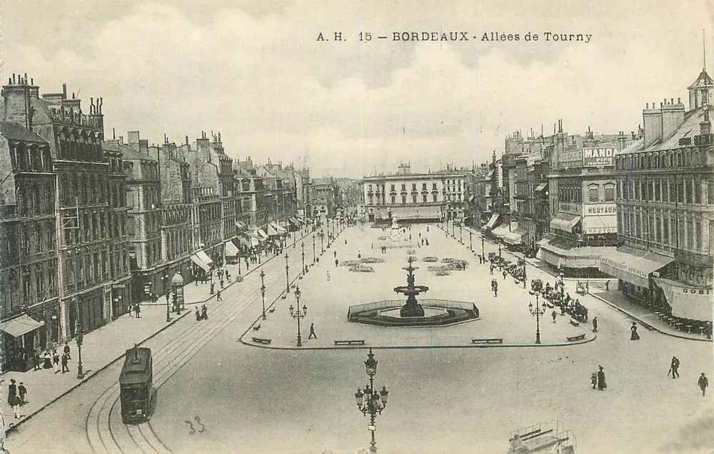 Bordeaux — Allées de Tourny — A.H. 15 - Frente