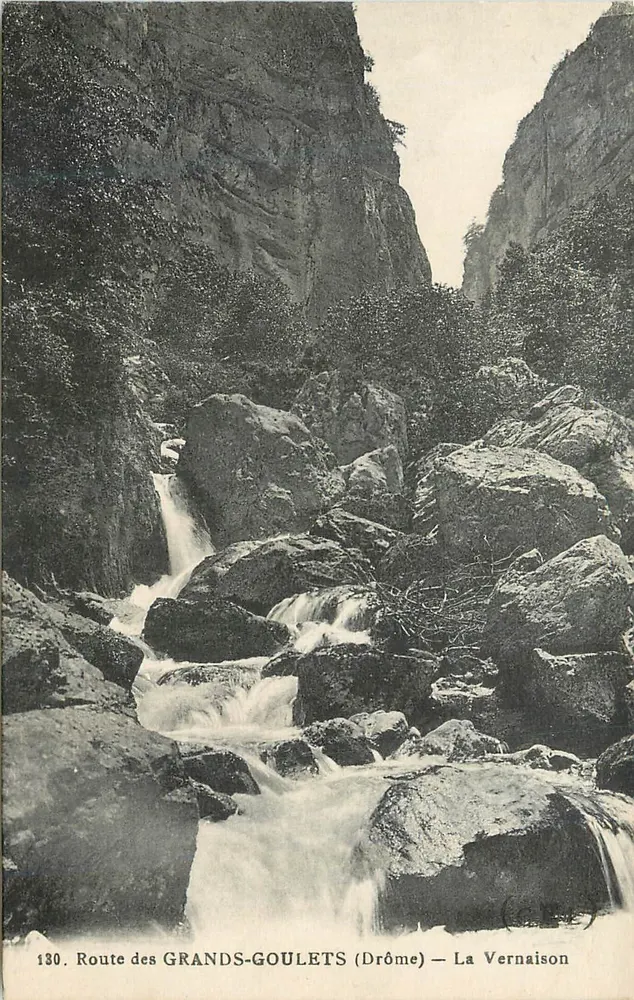 Rodovia dos Grandes Goulets (Drôme) — La Vernaison — Editor: La Vernaison, n° 130 - Frente