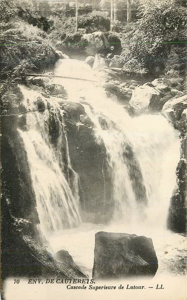 Env. de Cauterets — Cascata Superior de Lutour — L.L. - Frente