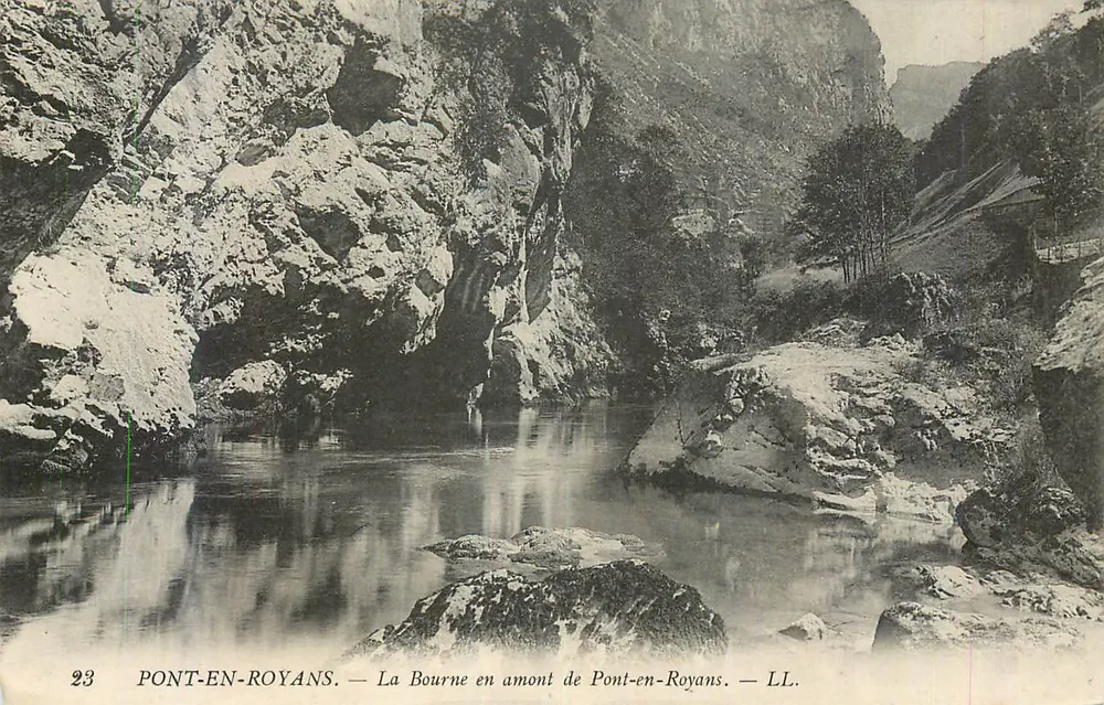 Brücke von Royans — Die Bourne oberhalb der Brücke von Royans — LL. - Vorderseite