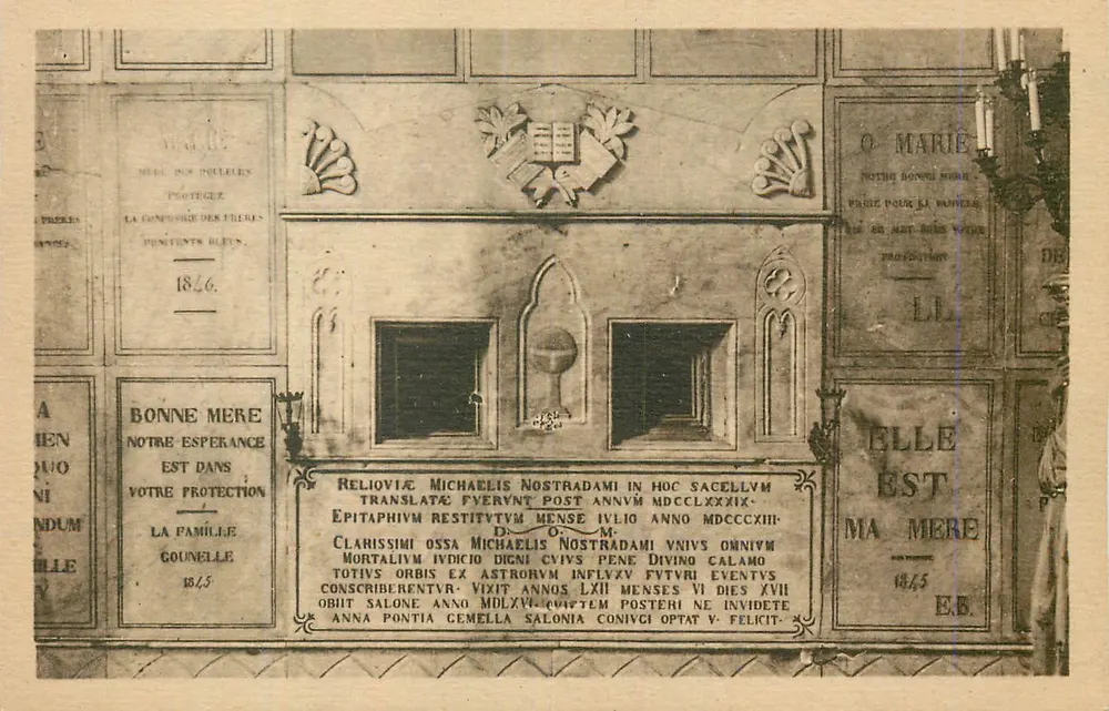 Nekropole von Salonika — Grab von Michaelis Nostradam — 1875 - Vorderseite