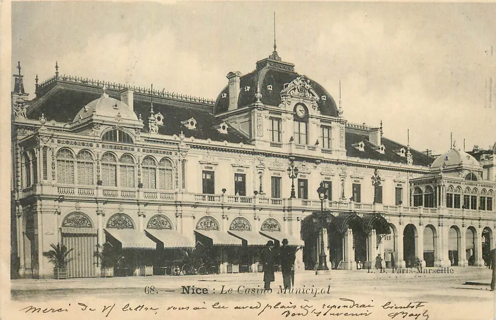 Nice : O Casino Municipal — L.B. Paris-Marseille, n° 68 - Frente
