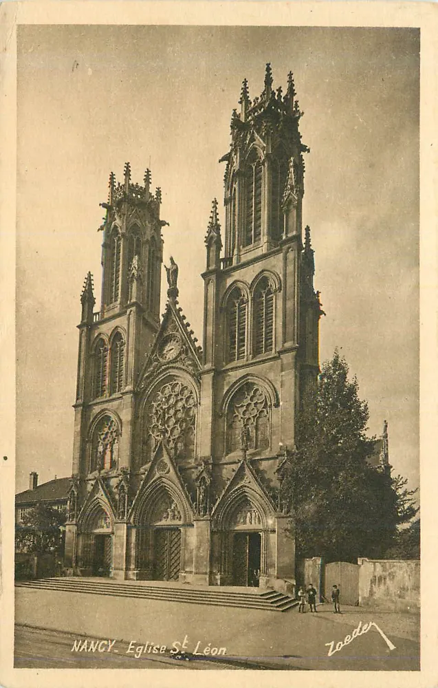 NANCY — Igreja de São Léon — Zoeder - Frente