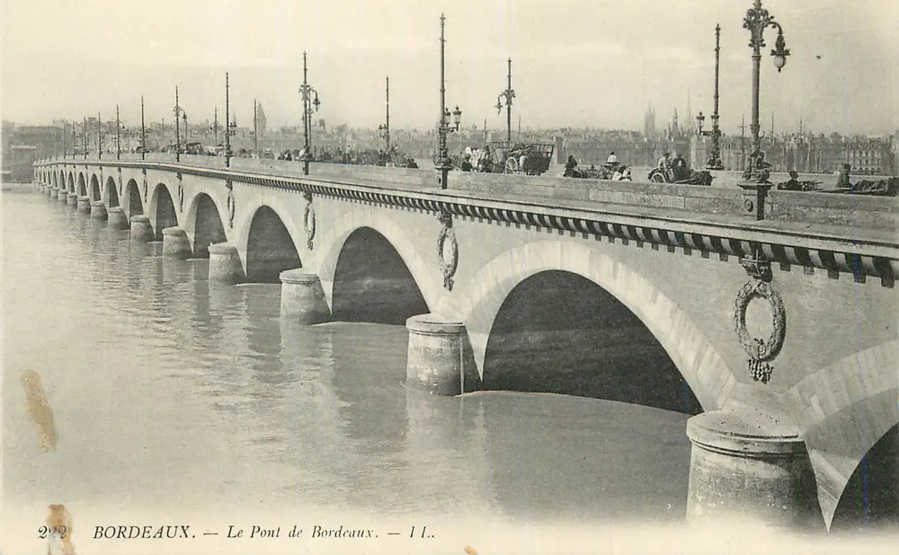 Bordeaux — O Ponte de Bordeaux — 1 L. - Frente