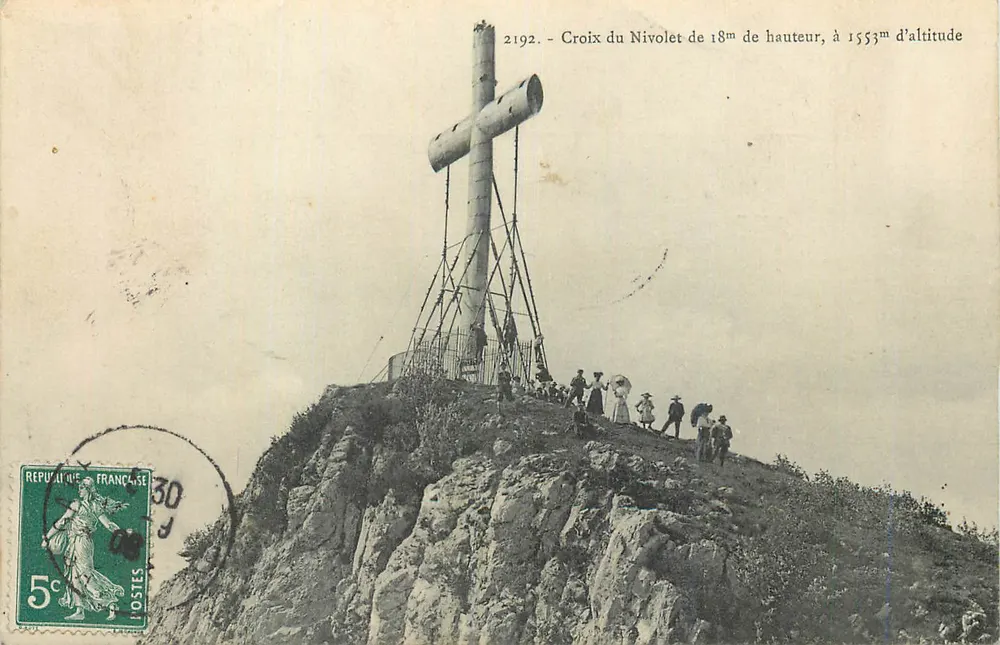 Kreuz des Nivolet — 18m hohes Metallkreuz auf 1553m Höhe — Ausgabe 2192 - Vorderseite