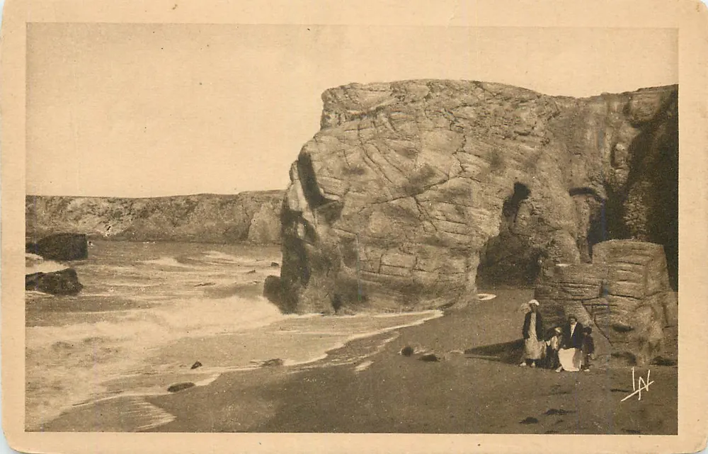 Strand der Pointe du Raz — Felsen und Klippen — J.N. (Verlag) - Vorderseite