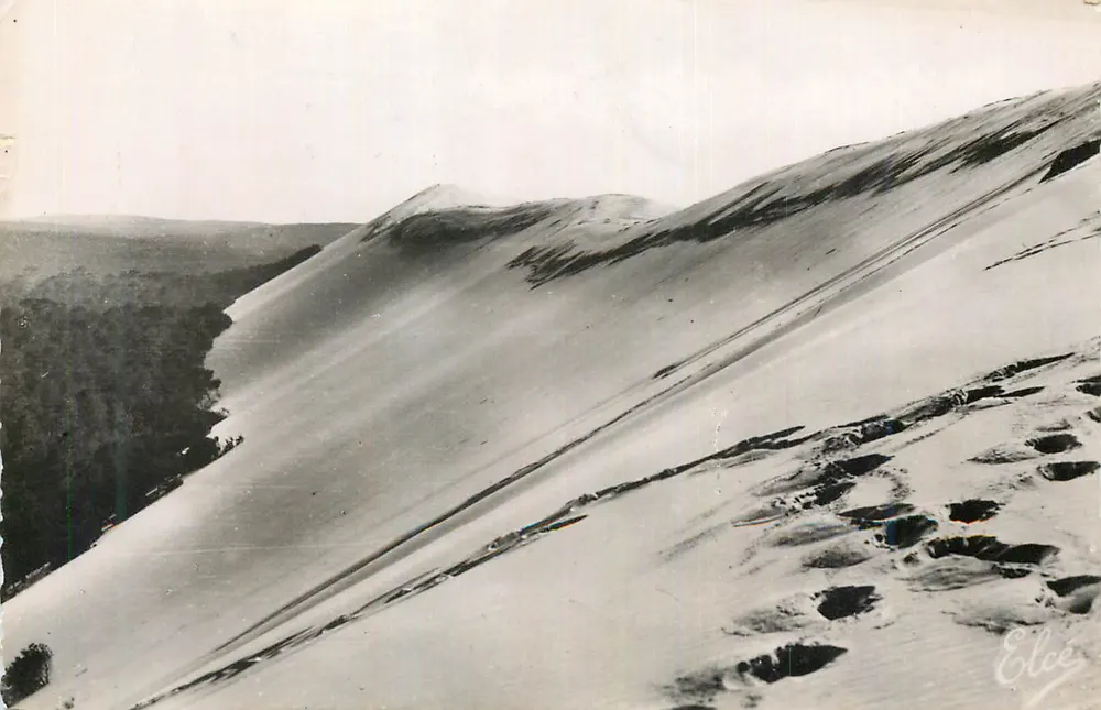 Paisagem invernal nevada — Elcé - Frente