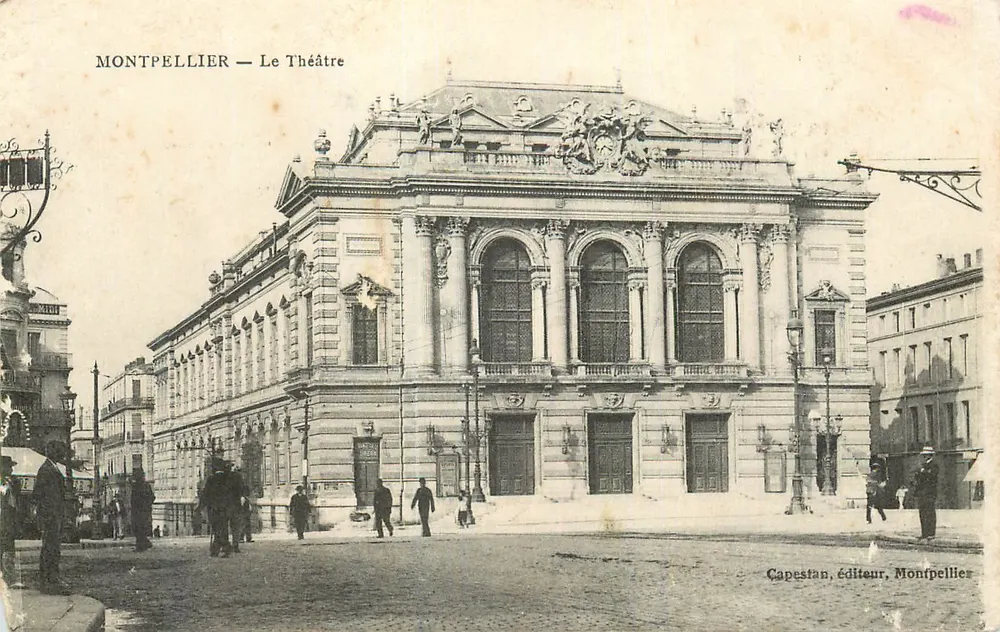 Montpellier — O Teatro — Capestan, editor, Montpellier - Frente
